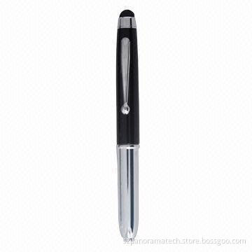 3-in-1 Compatible Touch Pen for all Brand Phones, Tablet PC with Ball Pen and LED Function